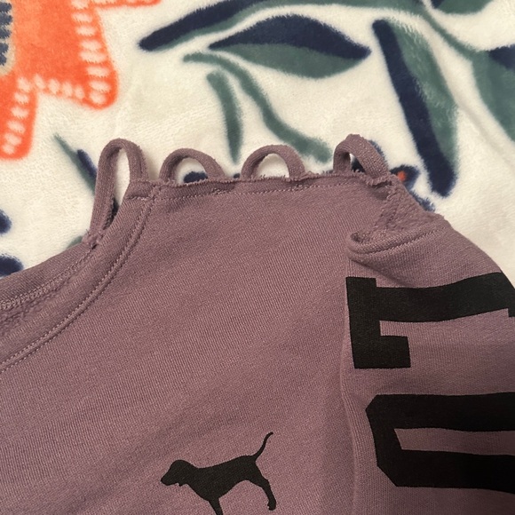 PINK Victoria's Secret Lavender Sweatshirt - Picture 4 of 4